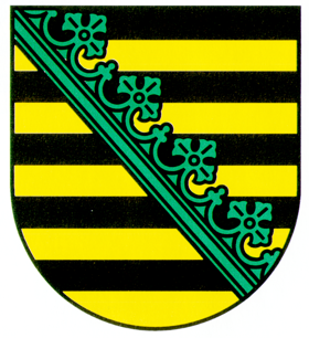 Wappen des Freistaates Sachsen